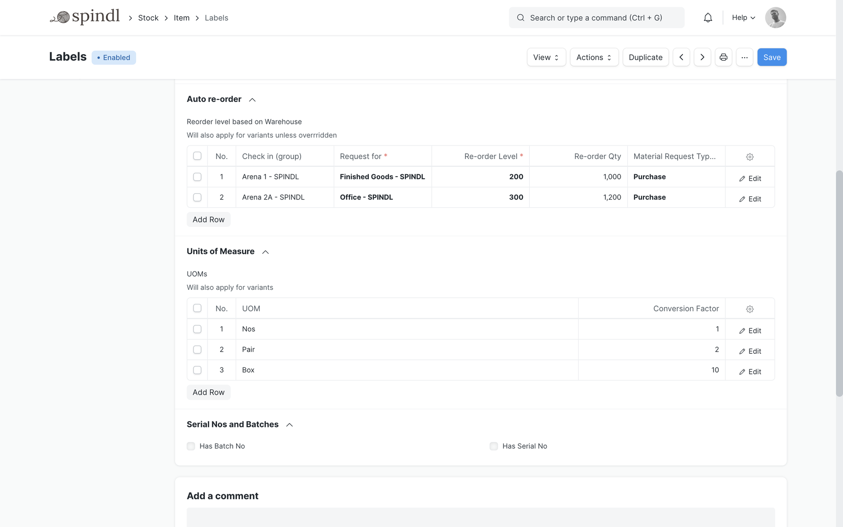 Automate Stock Replenishment