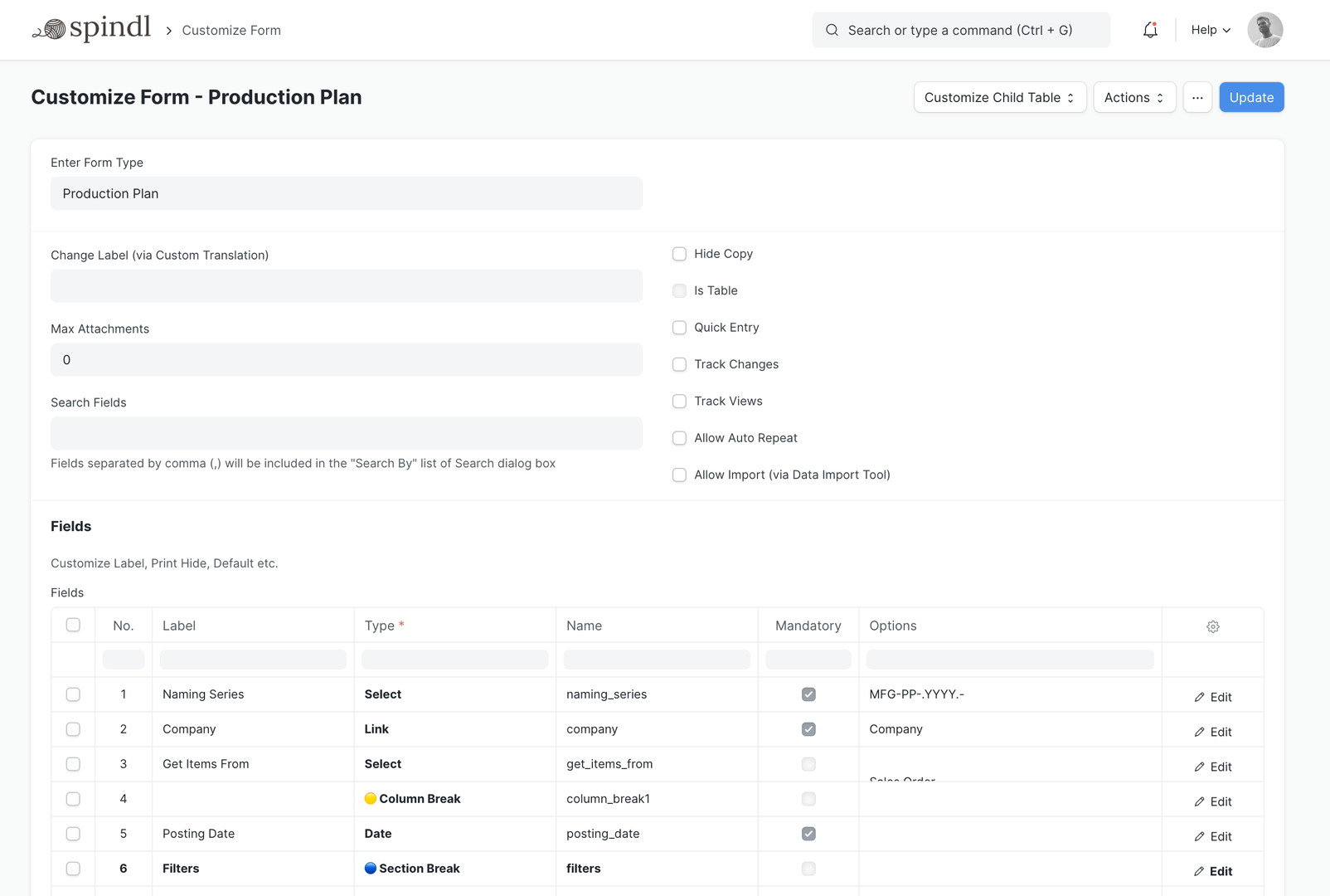 Open Source Furniture Manufacturing ERP ERPNext