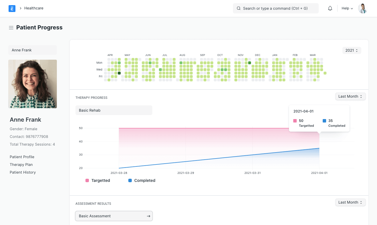 An upgraded Healthcare module